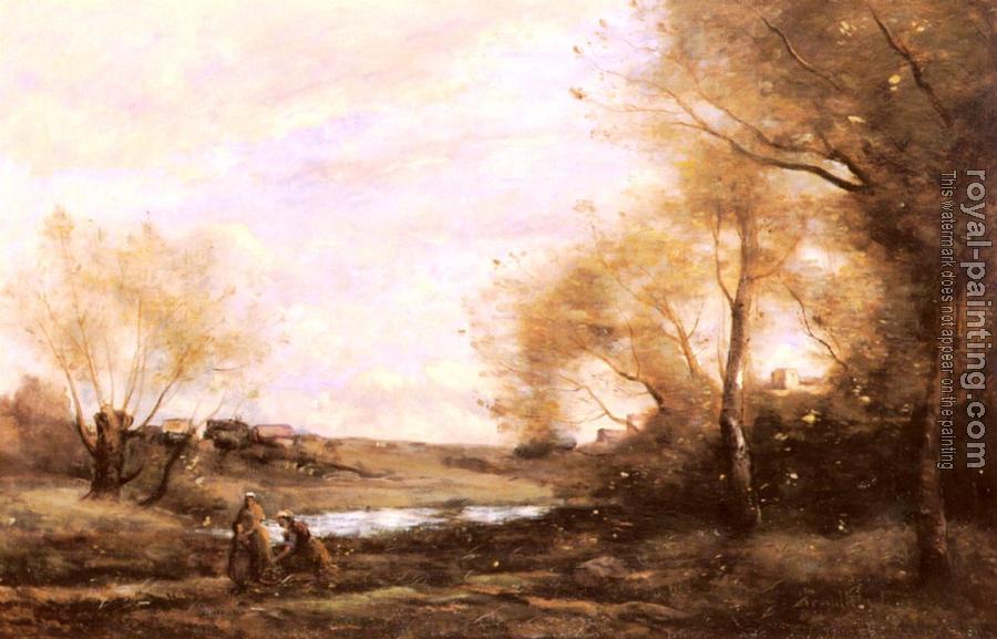 Paul Desire Trouillebert : Village Paysans Paul Desire Trouillebert : Village Paysans